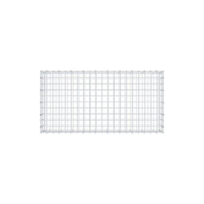 Gabione 100 cm x 20 cm x 50 cm (L x H x T), Maschenweite 5 cm x 10 cm, C-Ring