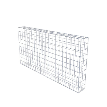 Type 2 oplegkorf 200 cm x 100 cm x 20 cm (L x H x D), maaswijdte 10 cm x 10 cm, C-ring