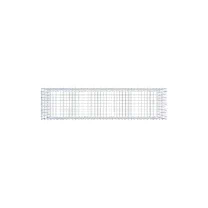 Gabbione 200 cm x 100 cm x 50 cm (L x H x P), maglia 5 cm x 10 cm, anello a C