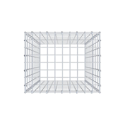 Gavión complementario de tipo 3 100 cm x 50 cm x 40 cm (L x A x P), malla 5 cm x 10 cm, anillo en C
