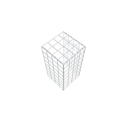 Pila adicional tipo 4 80 cm x 40 cm x 40 cm (L x A x P), malla 10 cm x 10 cm, anillo en C
