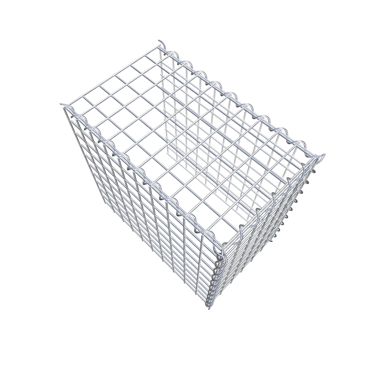 Gavión adicional tipo 4 50 cm x 50 cm x 30 cm (L x A x P), malla 5 cm x 5 cm, en espiral