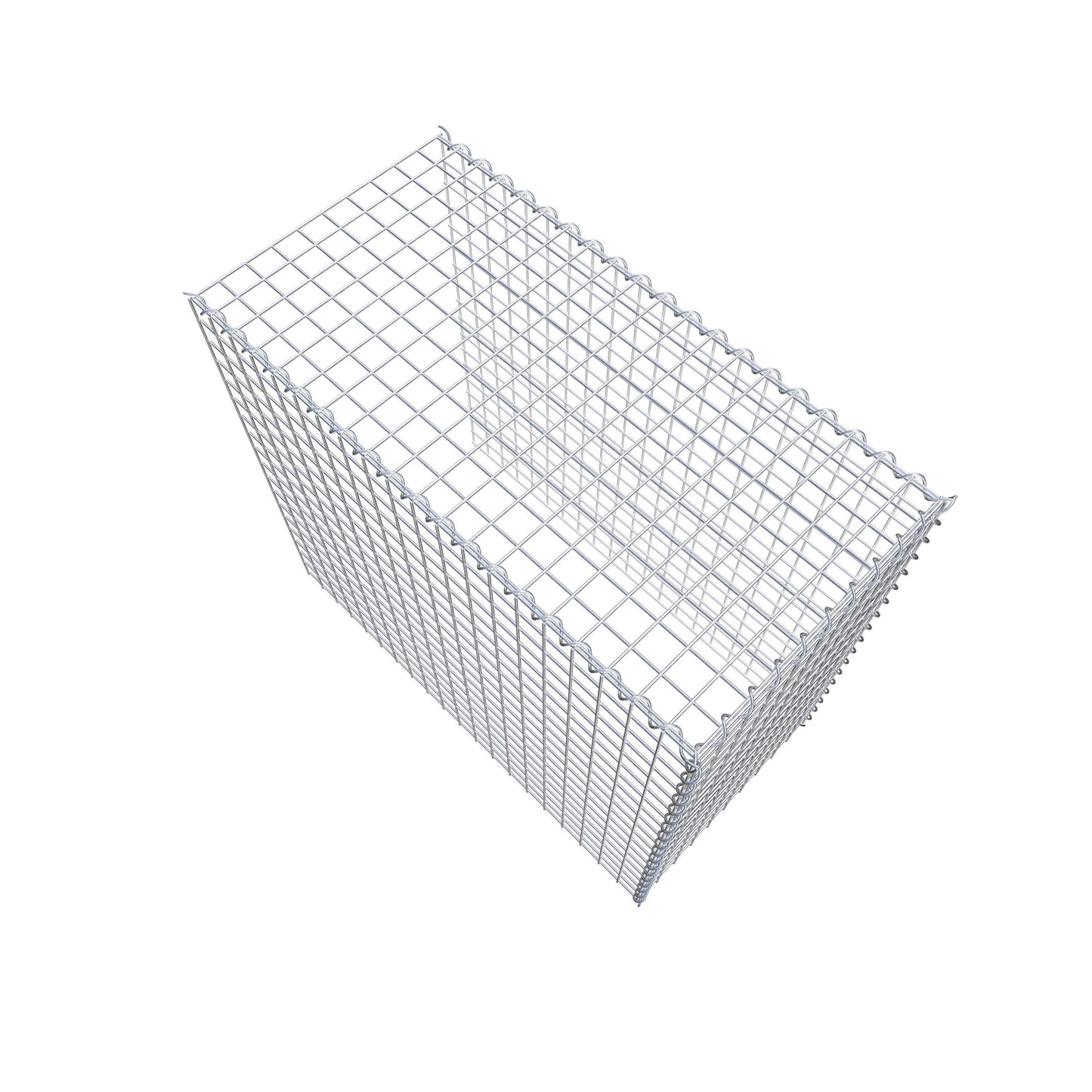 Gavión complementario tipo 4 100 cm x 90 cm x 50 cm (L x A x P), malla 5 cm x 5 cm, espiral