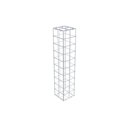 Gabbione 100 cm x 20 cm x 20 cm (L x H x P), maglia 10 cm x 10 cm, anello a C
