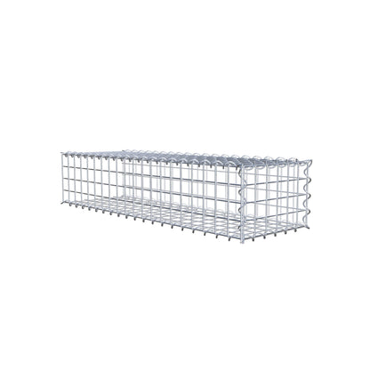 Opvokset gabion type 2 100 cm x 20 cm x 30 cm (L x H x D), maskestørrelse 5 cm x 5 cm, spiral
