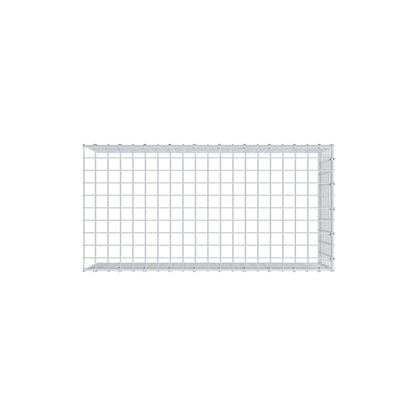 Gavión adicional tipo 4 100 cm x 40 cm x 50 cm (L x A x P), malla 5 cm x 5 cm, anillo en C