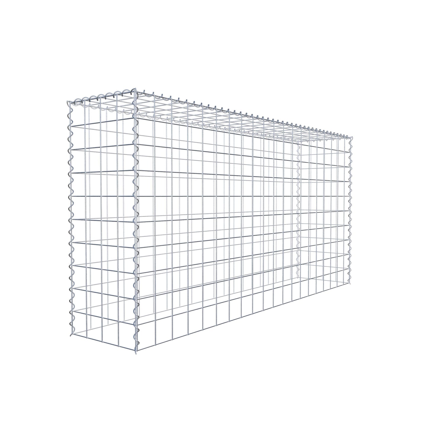Gabbione aggiuntivo tipo 3 200 cm x 100 cm x 40 cm (L x H x P), maglia 10 cm x 10 cm, spirale