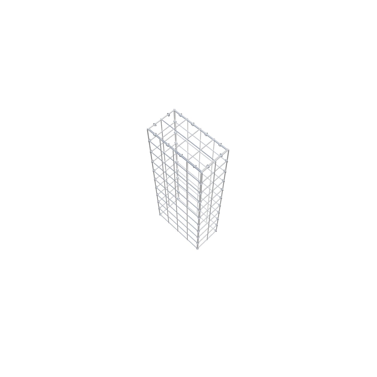 Gavión complementario de tipo 3 100 cm x 40 cm x 20 cm (L x A x P), malla 10 cm x 10 cm, anillo en C