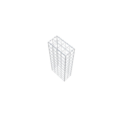 Gavión complementario de tipo 3 100 cm x 40 cm x 20 cm (L x A x P), malla 10 cm x 10 cm, anillo en C