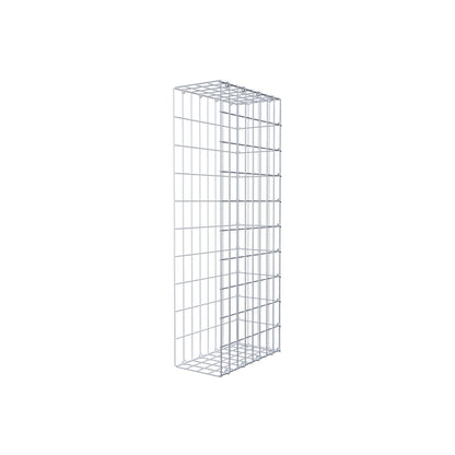 Anbaugabione Typ 2 100 cm x 40 cm x 20 cm, Maschenweite 5 cm x 10 cm, C-Ring