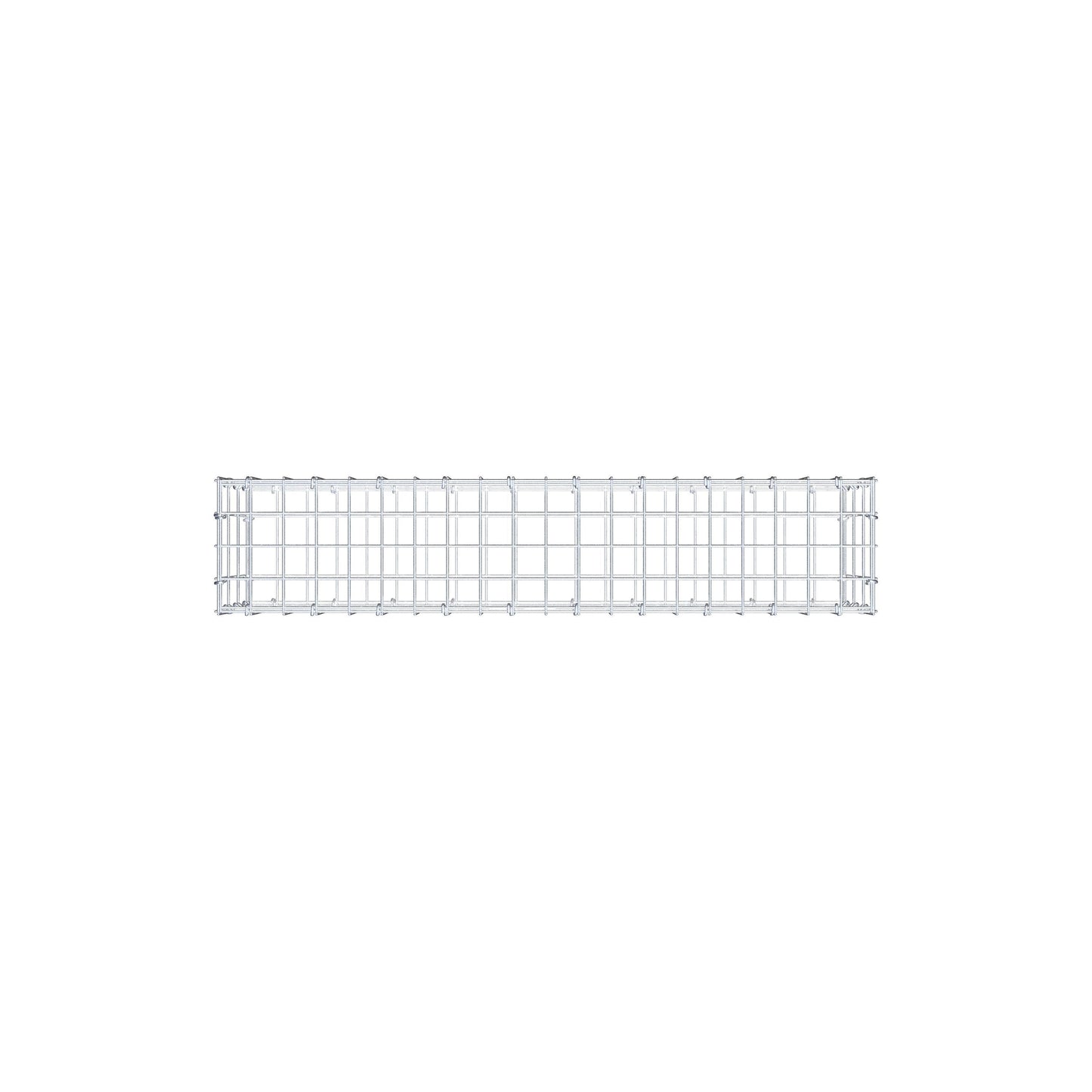 Gabione 100 cm x 30 cm x 20 cm (L x H x T), Maschenweite 5 cm x 10 cm, C-Ring
