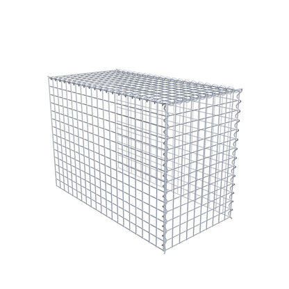 Gabião tipo 4 100 cm x 70 cm x 50 cm (C x A x P), malhagem 5 cm x 5 cm, espiral