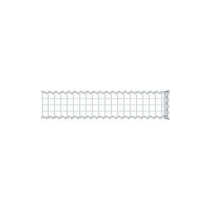 Gavión complementario tipo 4 100 cm x 20 cm x 20 cm (L x A x P), malla 5 cm x 5 cm, espiral