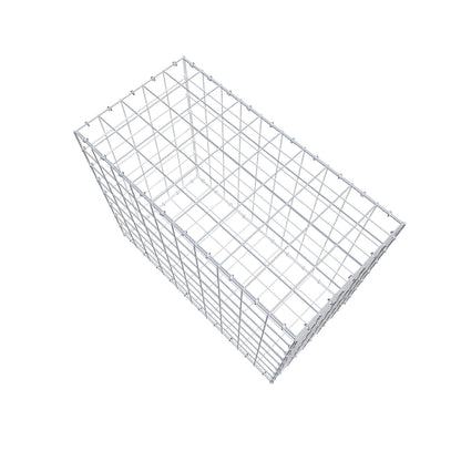Gabião 100 cm x 80 cm x 50 cm (C x A x P), malhagem 10 cm x 10 cm, anel C