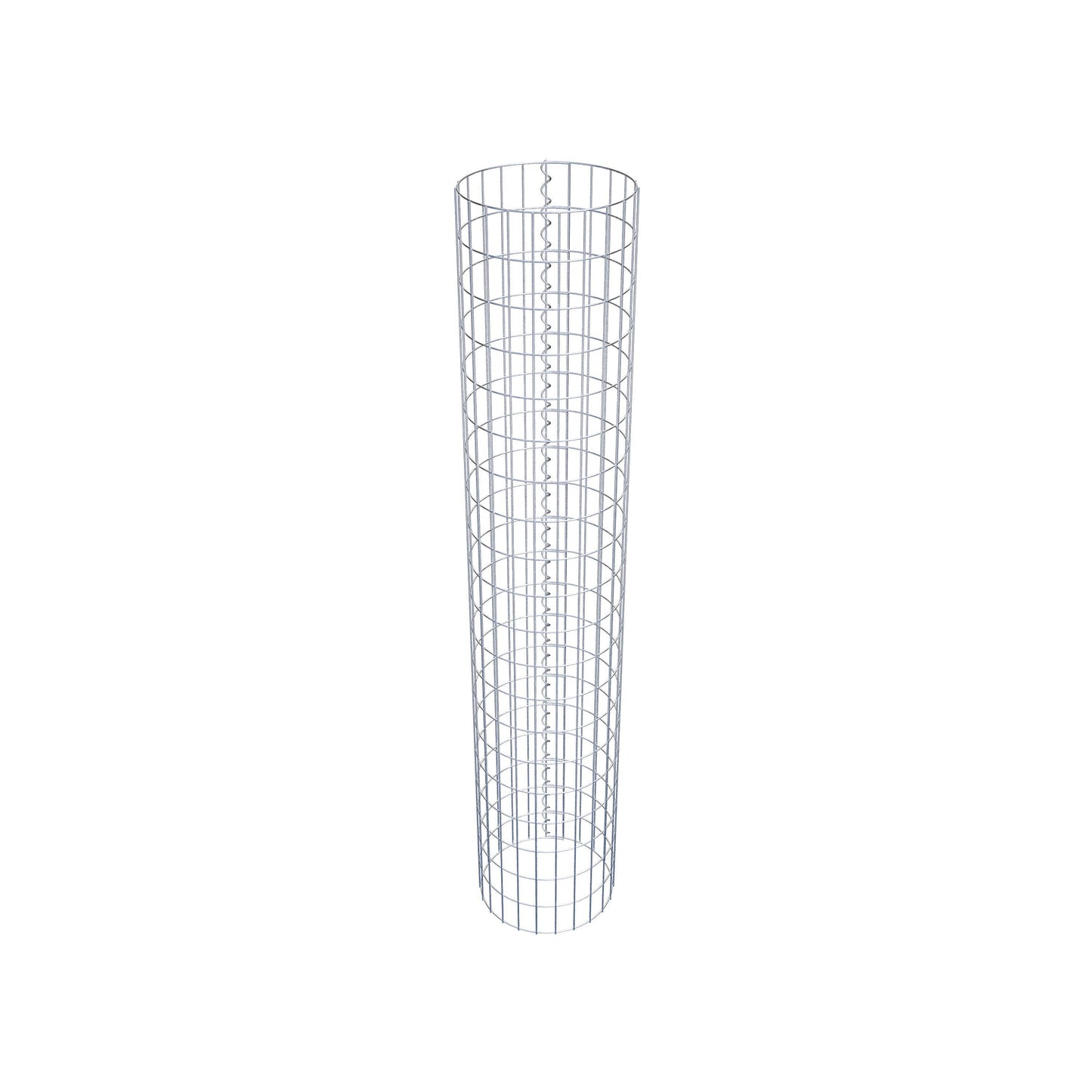 Gabionsøjle ca. 37 cm diameter, 200 cm højde, maskestørrelse 5 cm x 10 cm