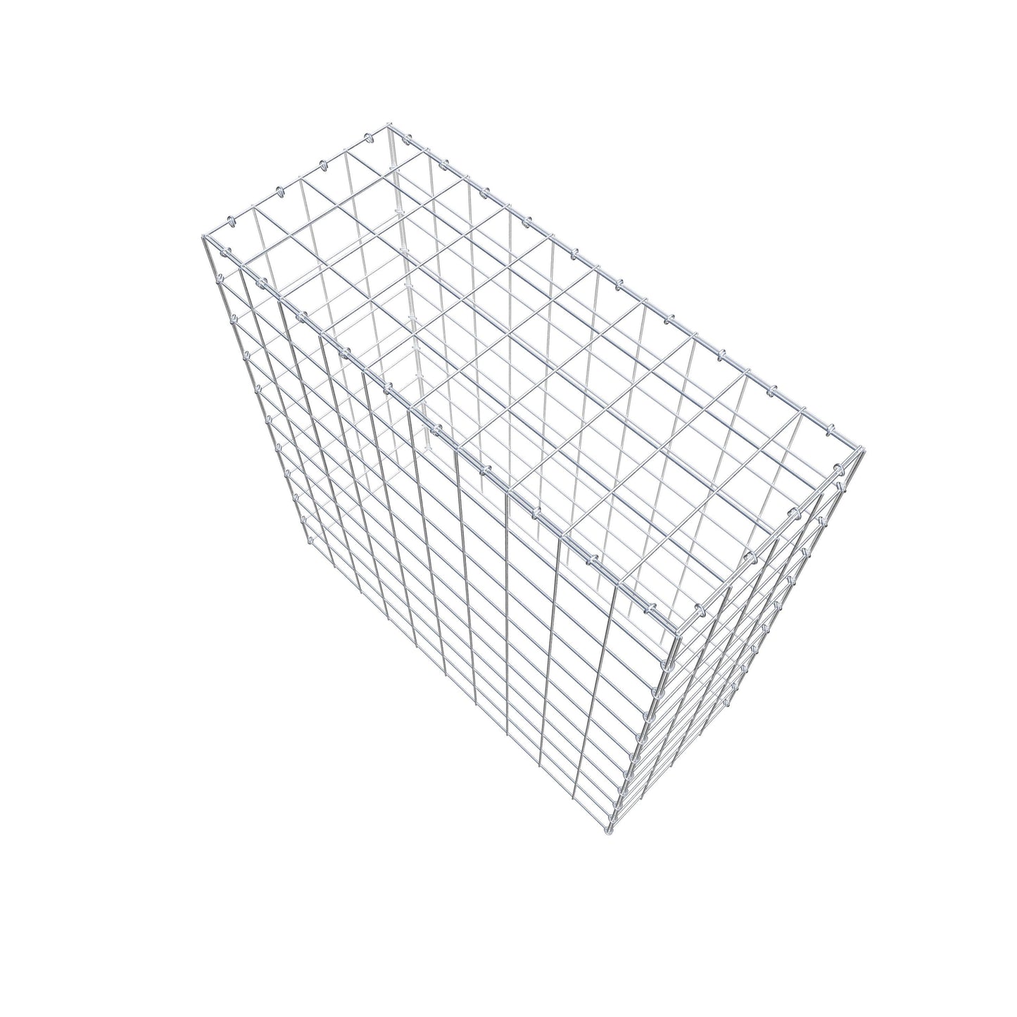 Gavión complementario de tipo 3 100 cm x 100 cm x 40 cm (L x A x P), malla 10 cm x 10 cm, anillo en C