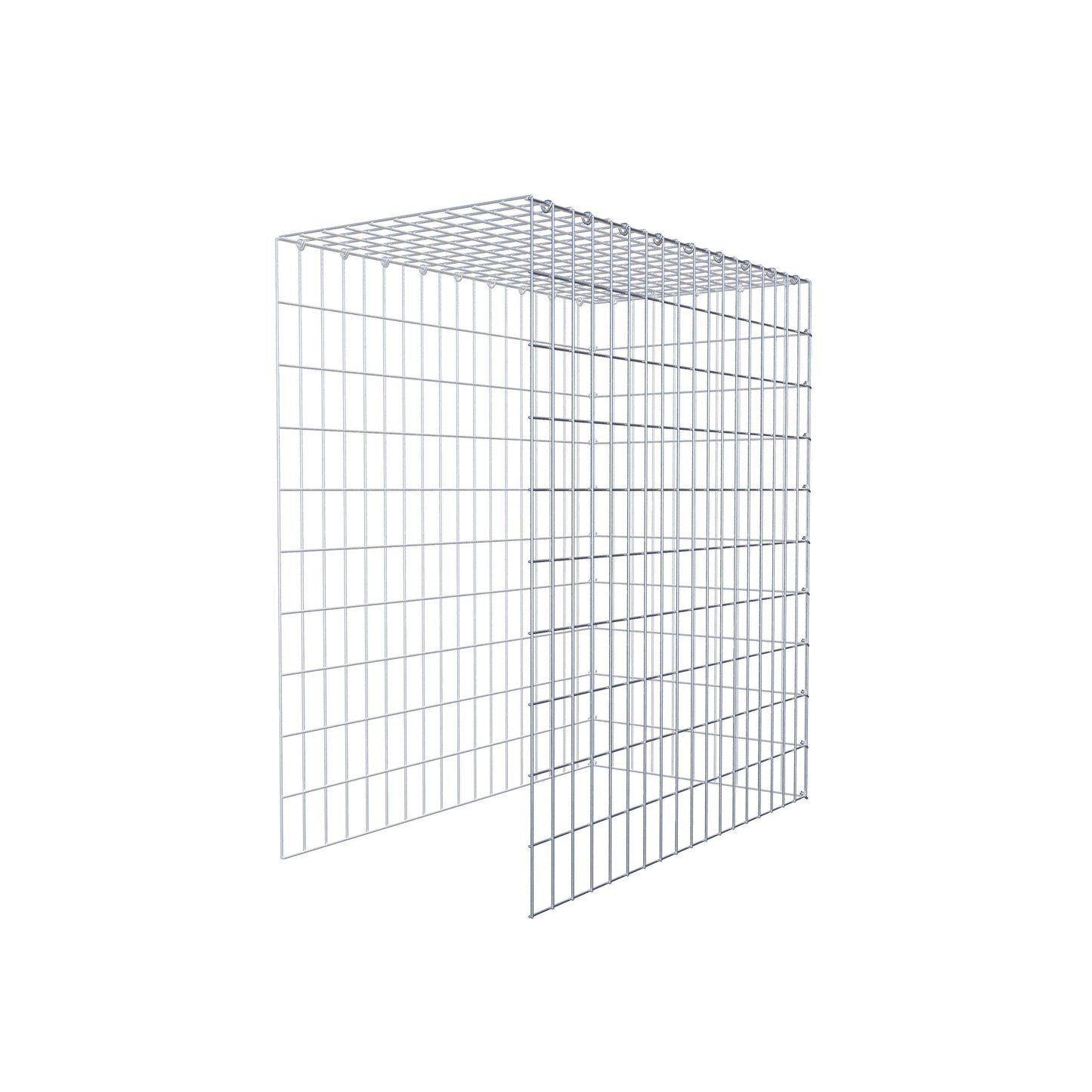 Anbaugabione Typ 4 100 cm x 90 cm x 50 cm (L x H x T), Maschenweite 5 cm x 10 cm, C-Ring
