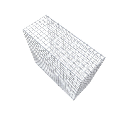 Typ 2 påbyggnadsgabion 100 cm x 90 cm x 40 cm (L x H x D), maskstorlek 5 cm x 5 cm, C-ring