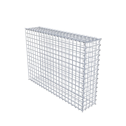 Gabion rapporté type 2 100 cm x 70 cm x 20 cm (L x H x P), mailles 5 cm x 5 cm, spirale