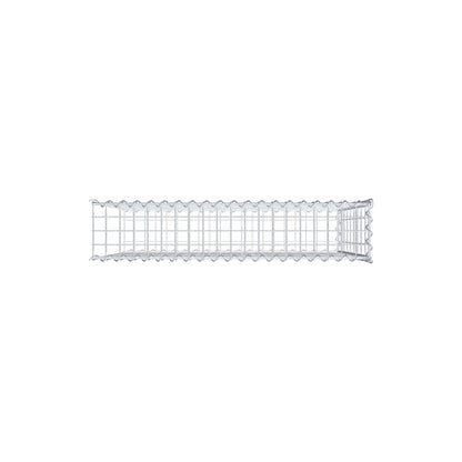 Gabbione aggiuntivo tipo 2 100 cm x 90 cm x 20 cm (L x H x P), dimensione maglia 5 cm x 10 cm, a spirale