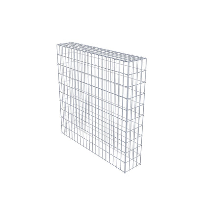 Gavión complementario de tipo 3 100 cm x 100 cm x 20 cm (L x A x P), malla 5 cm x 10 cm, anillo en C