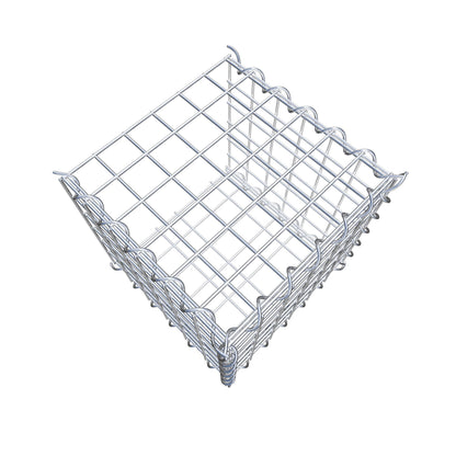 Gavión complementario tipo 2 30 cm x 30 cm x 30 cm (L x A x P), malla 5 cm x 5 cm, espiral