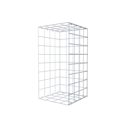 Fourche rapportée type 2 80 cm x 40 cm x 40 cm (L x H x P), mailles 10 cm x 10 cm, anneau en C