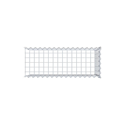 Gavión complementario tipo 4 80 cm x 40 cm x 30 cm (L x A x P), malla 5 cm x 5 cm, espiral