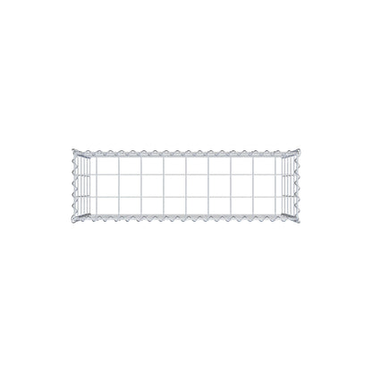 Grown-on gabion type 3 100 cm x 50 cm x 30 cm (L x H x D), mesh size 10 cm x 10 cm, spiral