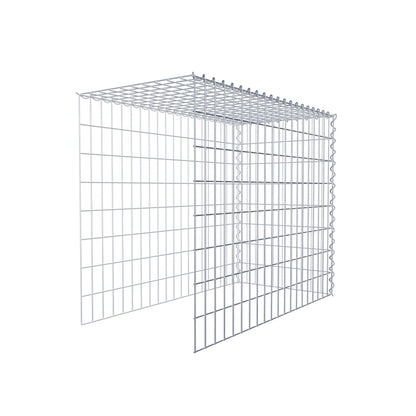 Extra gabion typ 4 100 cm x 80 cm x 50 cm (L x H x D), maskstorlek 5 cm x 10 cm, spiral