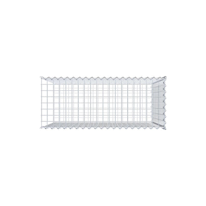 Gavión complementario tipo 2 100 cm x 80 cm x 40 cm (L x A x P), malla 5 cm x 5 cm, espiral
