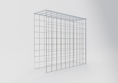 Påväxt gabion typ 4 100 cm x 90 cm x 30 cm (L x H x D), maskstorlek 10 cm x 10 cm, spiral