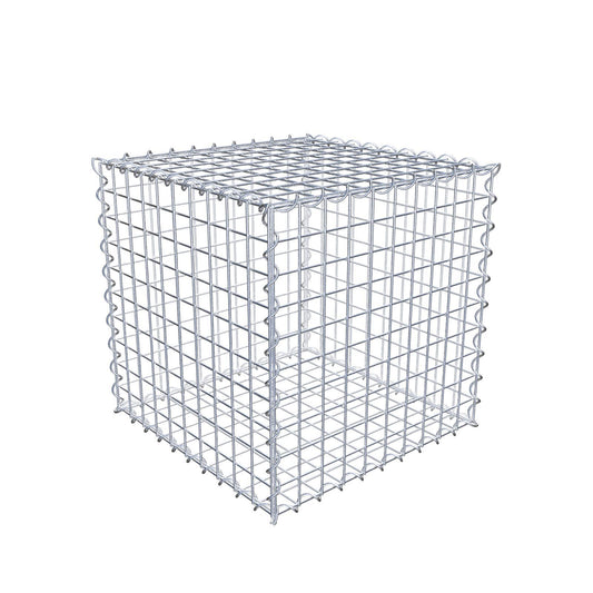 Gabbione 50 cm x 50 cm x 50 cm (L x H x P), maglia 5 cm x 5 cm, spirale