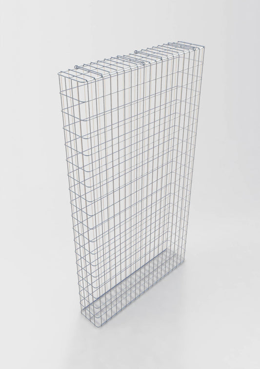 Gabbione zincato a caldo 102 cm x 182 cm x 22 cm, maglia 5 cm x 10 cm, presaldato