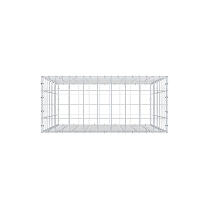 Gabbione 100 cm x 90 cm x 40 cm (L x H x P), maglia 10 cm x 10 cm, anello a C
