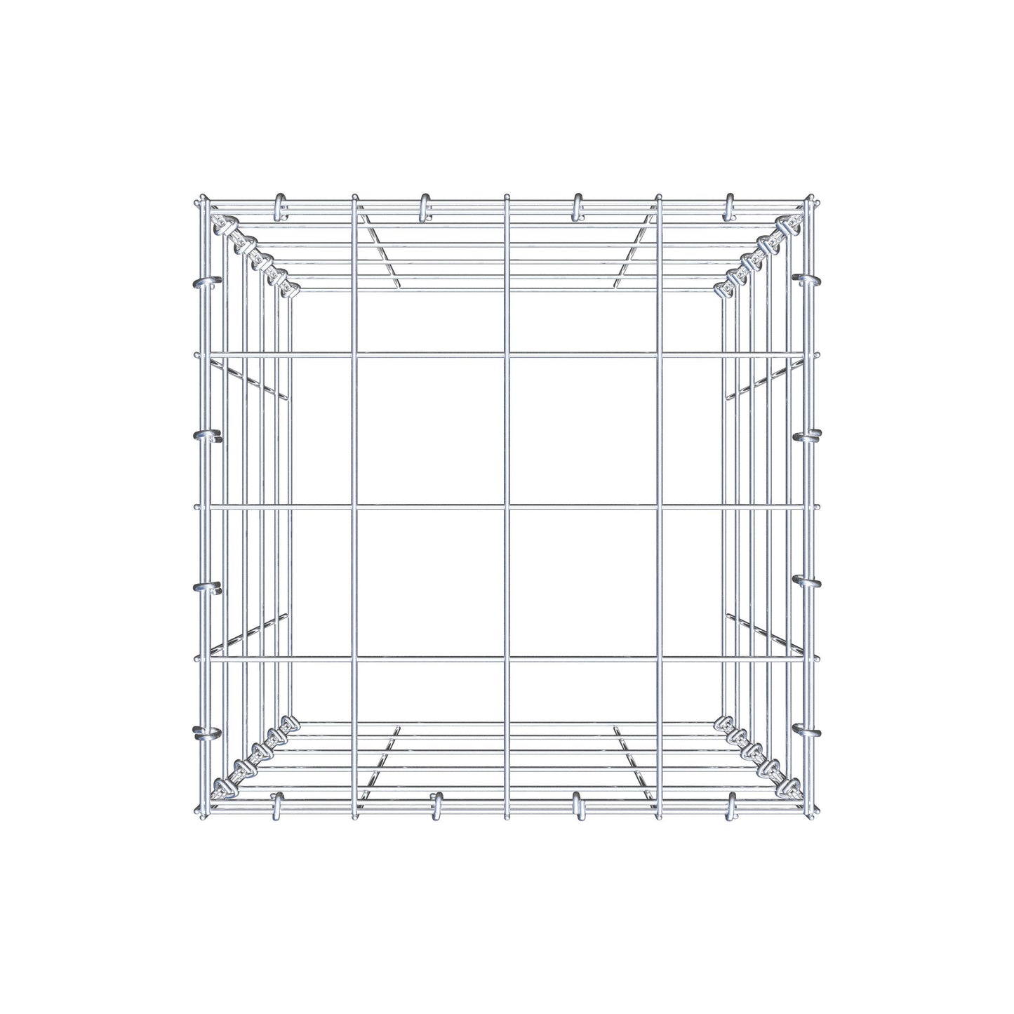 Pila adicional tipo 3 50 cm x 40 cm x 40 cm (L x A x P), malla 10 cm x 10 cm, anillo en C