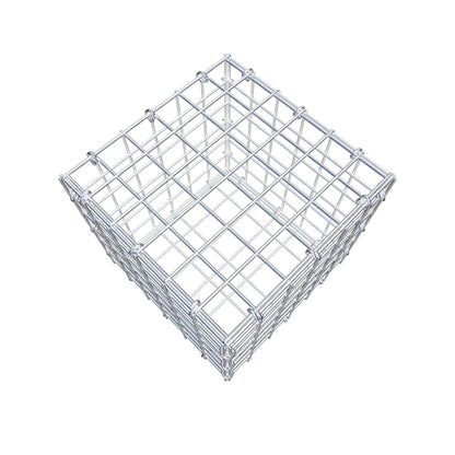 Gabion 30 cm x 30 cm x 30 cm (L x H x P), mailles 5 cm x 5 cm, anneau en C