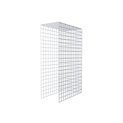 Fourche rapportée type 4 100 cm x 60 cm x 30 cm (L x H x P), mailles 5 cm x 5 cm, anneau C