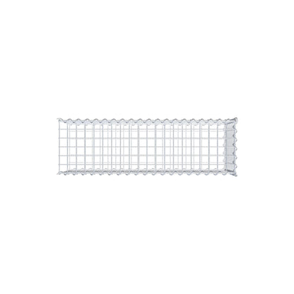 Opvokset gabion type 2 100 cm x 40 cm x 30 cm (L x H x D), maskestørrelse 5 cm x 5 cm, spiral