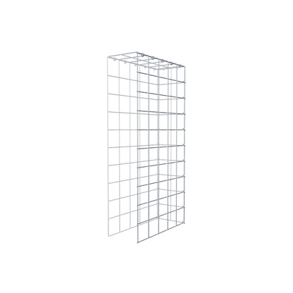 Anbaugabione Typ 4 100 cm x 50 cm x 20 cm (L x H x T), Maschenweite 10 cm x 10 cm, C-Ring