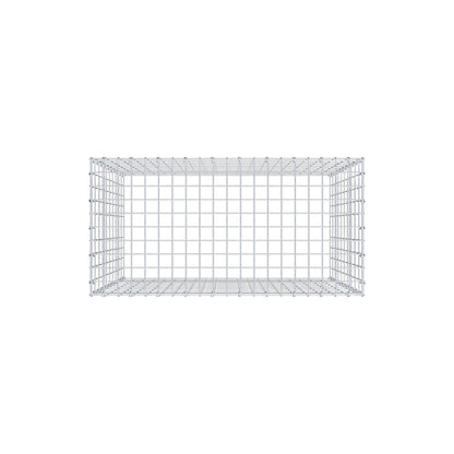 Extra gabion typ 3 100 cm x 100 cm x 50 cm (L x H x D), maskstorlek 5 cm x 10 cm, C-ring