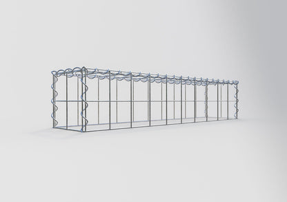 Gabbione aggiuntivo tipo 3 100 cm x 20 cm x 20 cm (L x A x P), maglia 10 cm x 10 cm, spirale