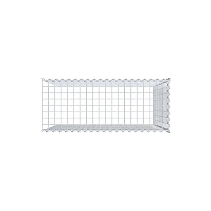Gavión complementario tipo 4 100 cm x 100 cm x 40 cm (L x A x P), malla 5 cm x 5 cm, espiral