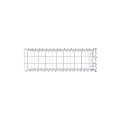 Gabion rapporté type 2 100 cm x 60 cm x 30 cm (L x H x P), mailles 5 cm x 10 cm, spirale