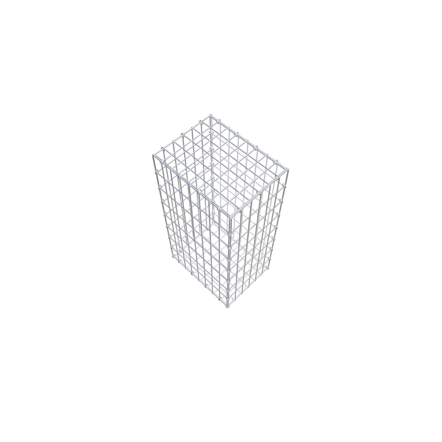 Gabione 80 cm x 40 cm x 30 cm (L x H x T), Maschenweite 5 cm x 10 cm, C-Ring