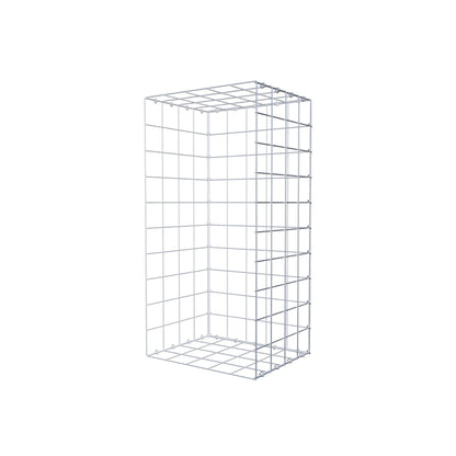 Gavión complementario de tipo 2 100 cm x 40 cm x 50 cm (L x A x P), malla 10 cm x 10 cm, anillo en C