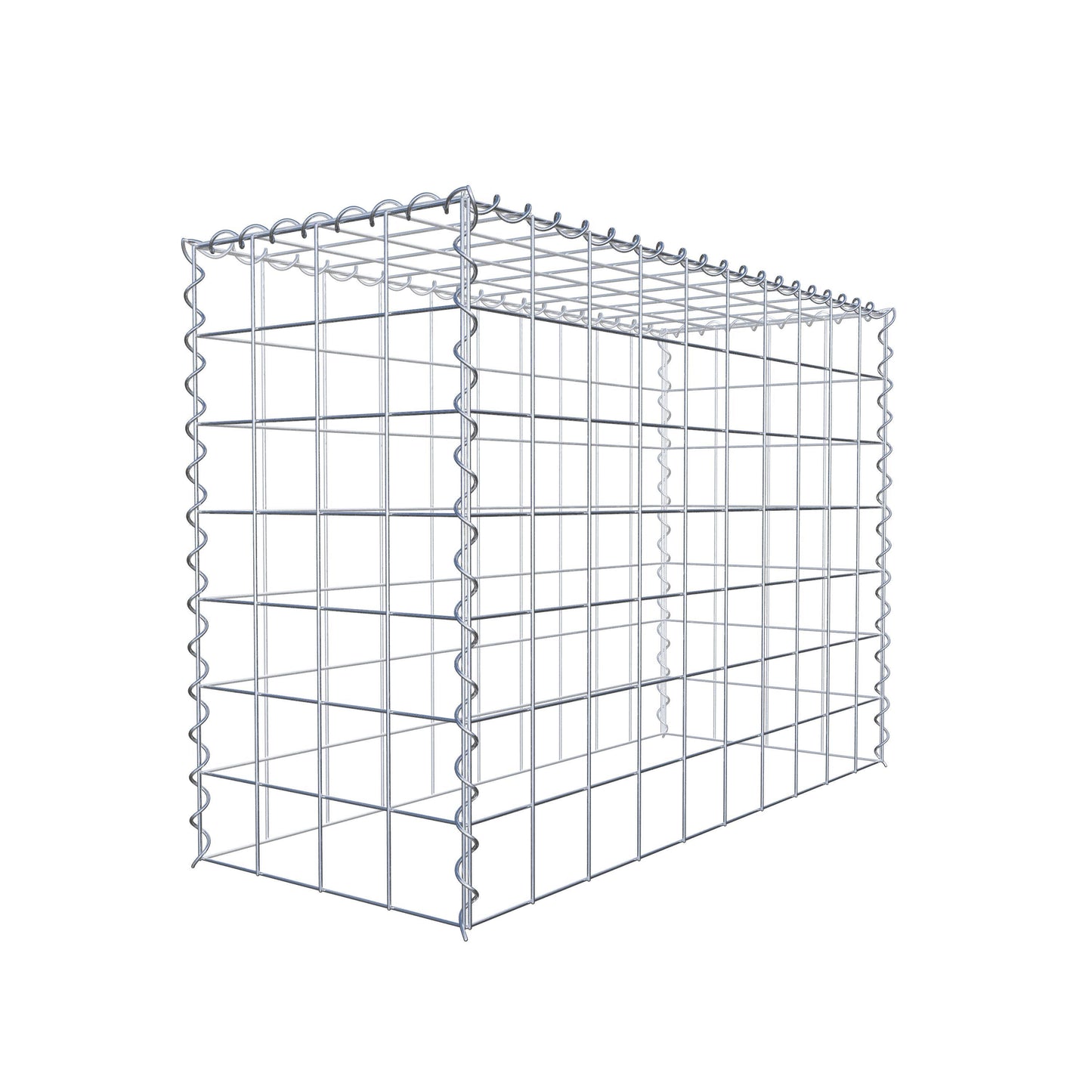 Gavión complementario tipo 3 100 cm x 70 cm x 40 cm (L x A x P), malla 10 cm x 10 cm, espiral