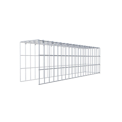 Type 4 oplegkorf 100 cm x 30 cm x 20 cm (L x H x D), maaswijdte 5 cm x 10 cm, C-ring