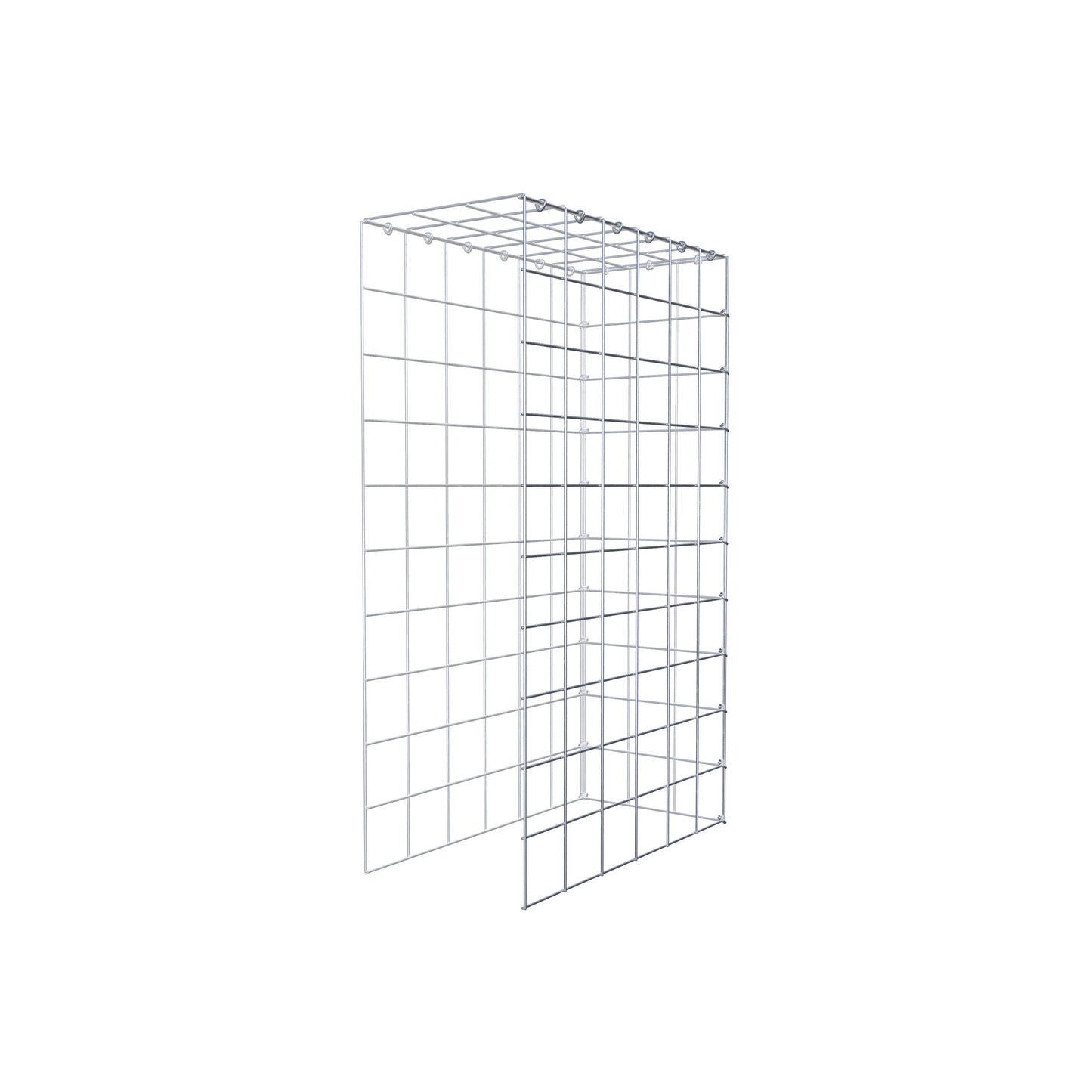 Gabião Tipo 4 100 cm x 60 cm x 30 cm (C x A x P), malhagem 10 cm x 10 cm, anel C