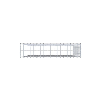 Gabbione aggiuntivo tipo 4 100 cm x 90 cm x 20 cm (L x H x P), maglia 5 cm x 5 cm, anello a C